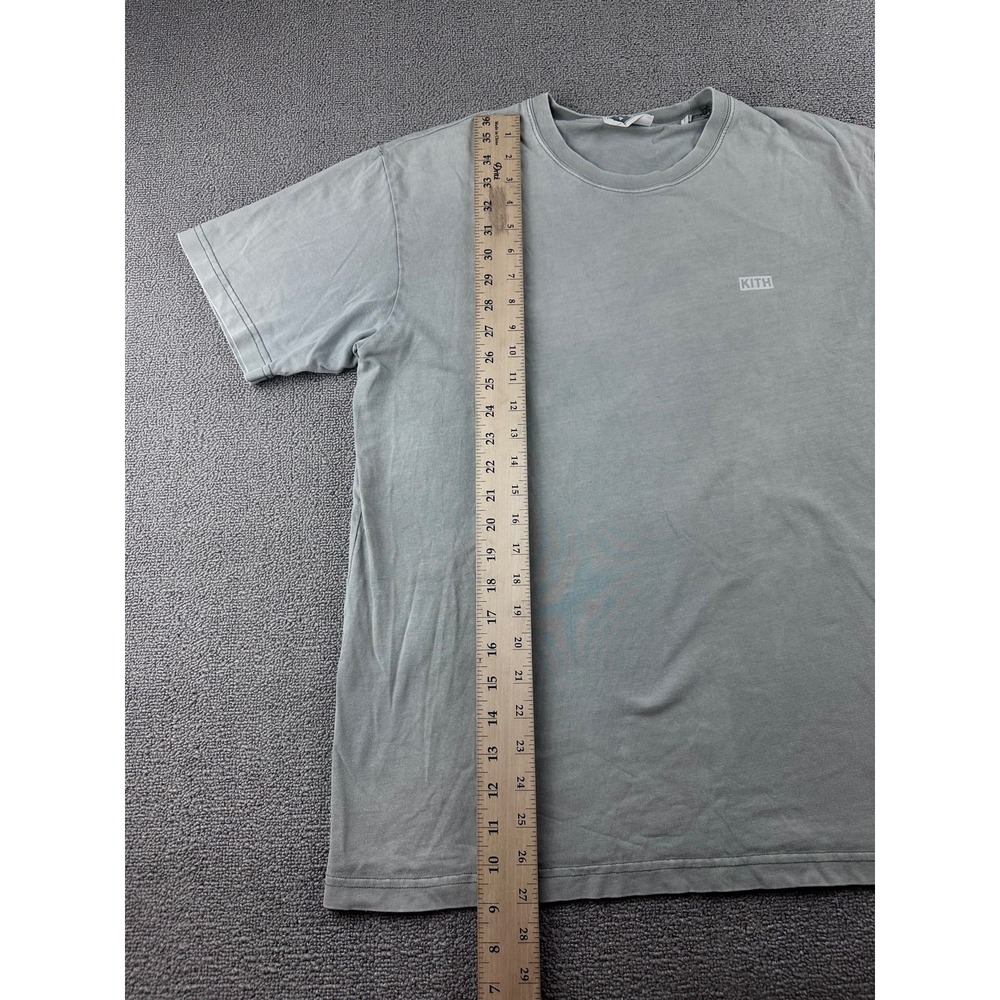 Kith T-Shirt Men M Gray Winter Classics Classic Solid Logo Cotton Streetwear - Picture 6 of 10